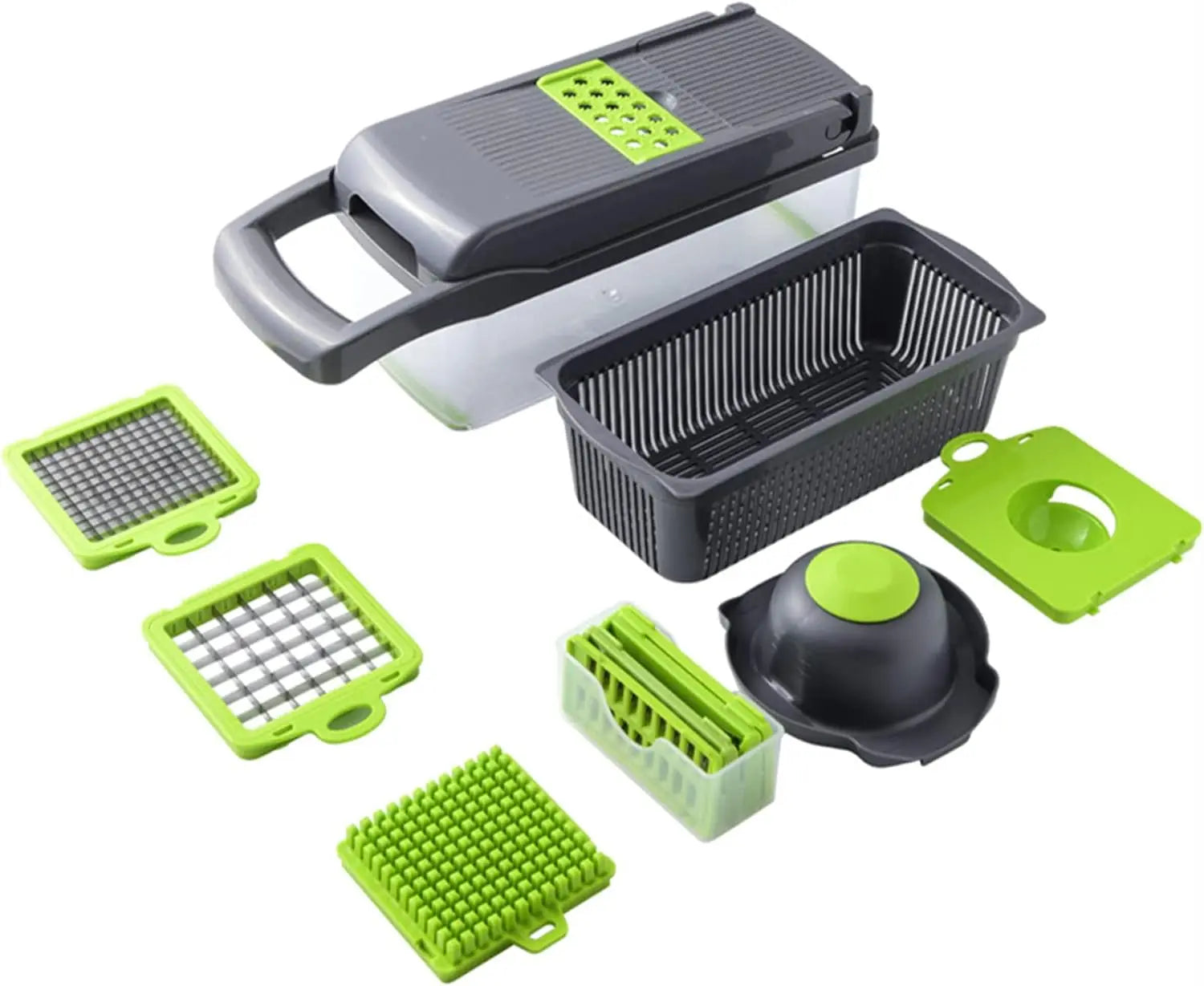 Hot Selling Kitchen Multi 14 in 1 Manual Mandoline Fruit Vegetable Cutter Onion Dicer Veggie Slicer Vegetable Chopper