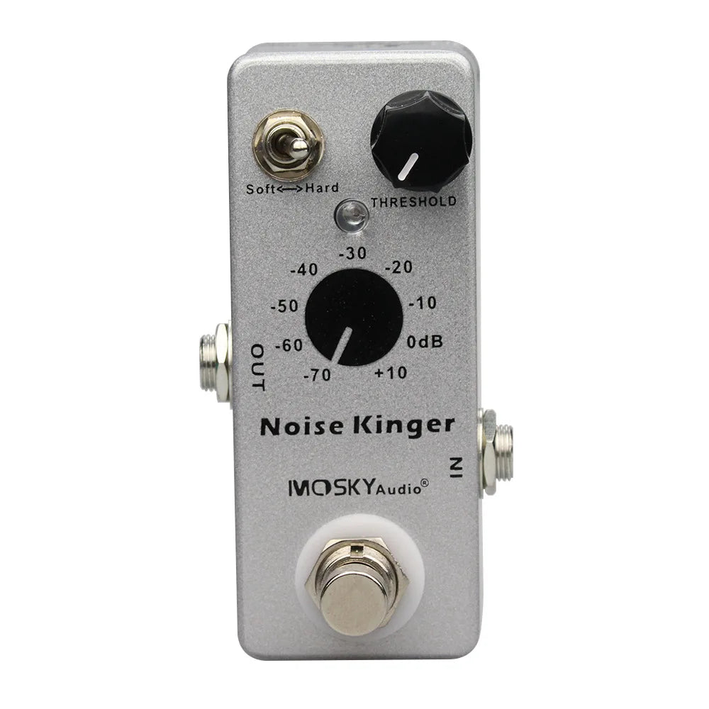 MOSKYAUDIO NOISE KINGER Guitar Effect Pedal Pedaleira Guitarra True Bypass Metal Shell Bass Noise Reduction Effect Footswitch