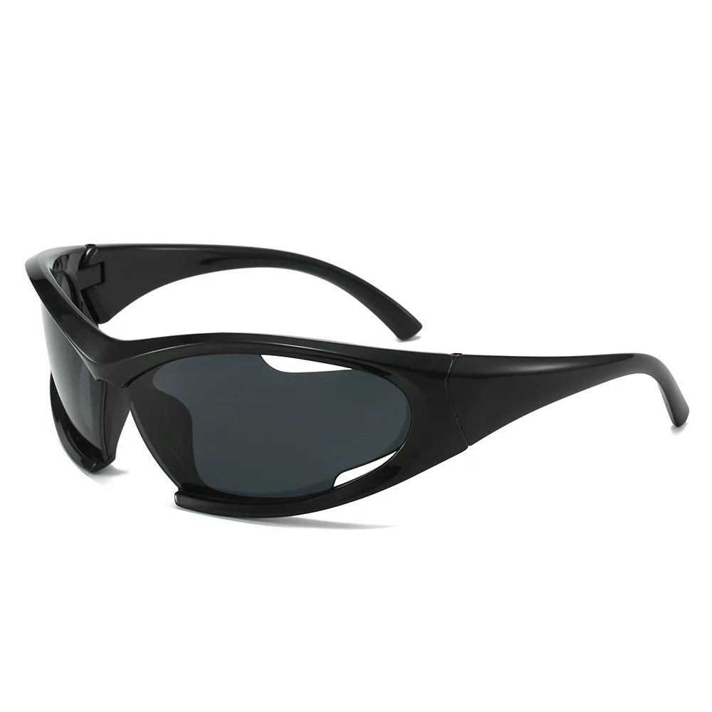 2024 Fashion Cyberpunk Outdoors Designer Sunglasses Men Classic Uv400 Sun Glasses for Men Custom logo Wholesale Y2k Eyewear