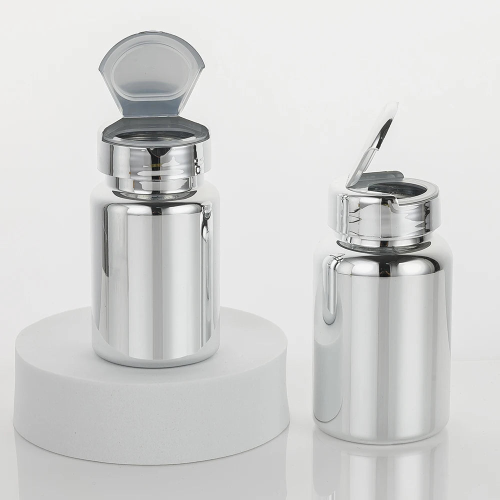 BPA Free Food Grade  120cc PET Plating Empty  Candy Jar Pill  Chewing Gum  Plastic Medical Capsule  Bottles with Flip Top