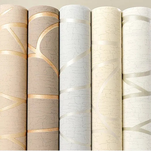 High Quality Waterproof Non Woven Modern 3D Wallpaper 0.53m X 10m Living Room TV Background Household Use
