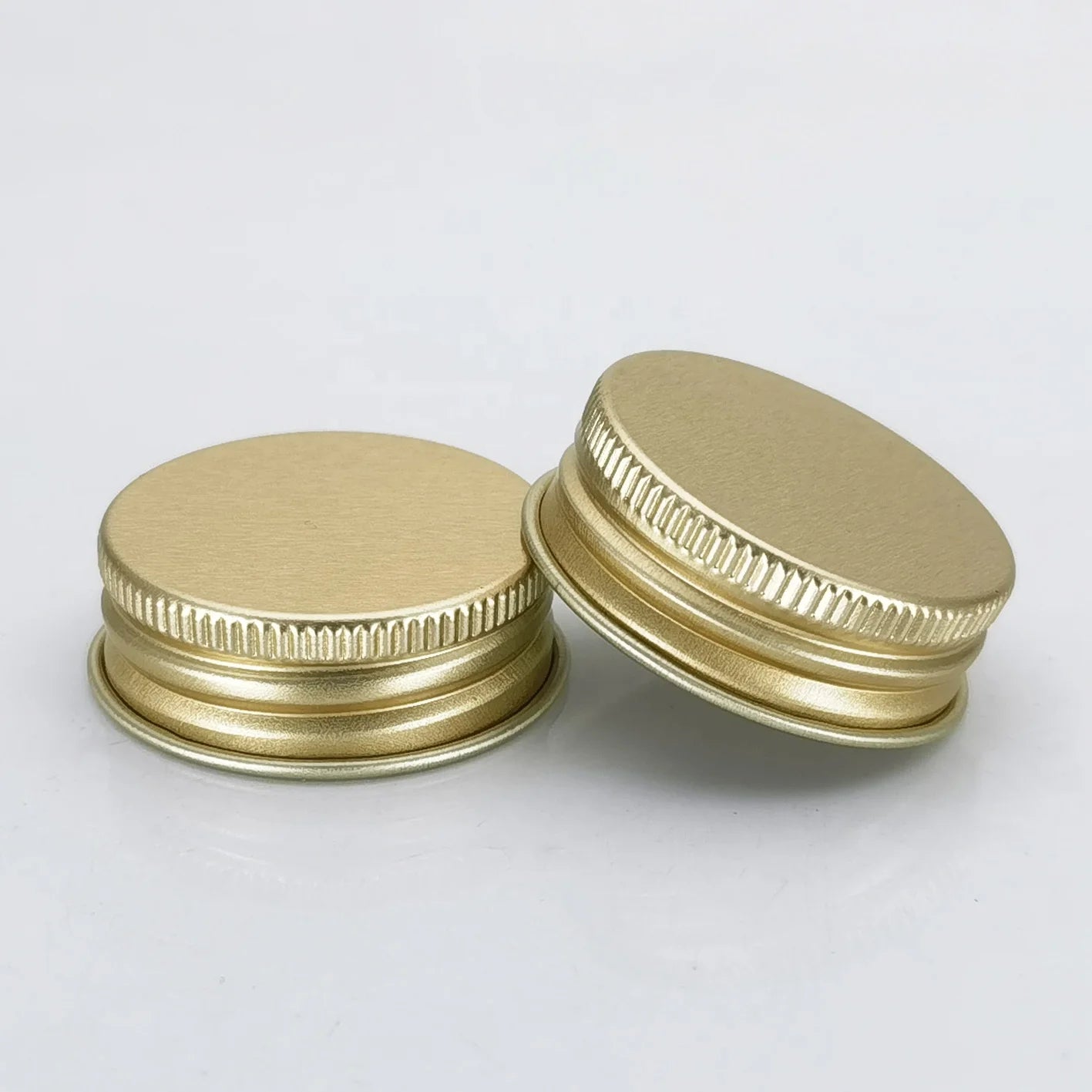 Wholesale 33mm*12mm Aluminium Screw Cap Golden Screw Cap Vial Aluminium Bottle Lid