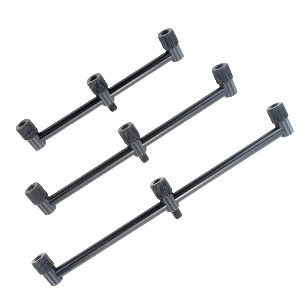 Aluminium Carp Fishing Buzz Bar Support Holder for 3 Fishing Rods Essential Tackle Accessory
