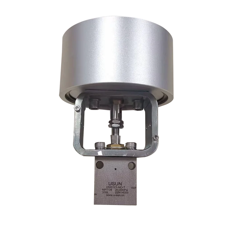 USUN   Model: HI20131-NO-T 20K psi  Air to Open  Pneumatic Actuated Needle Valve  with NPT3/8 Female Thread