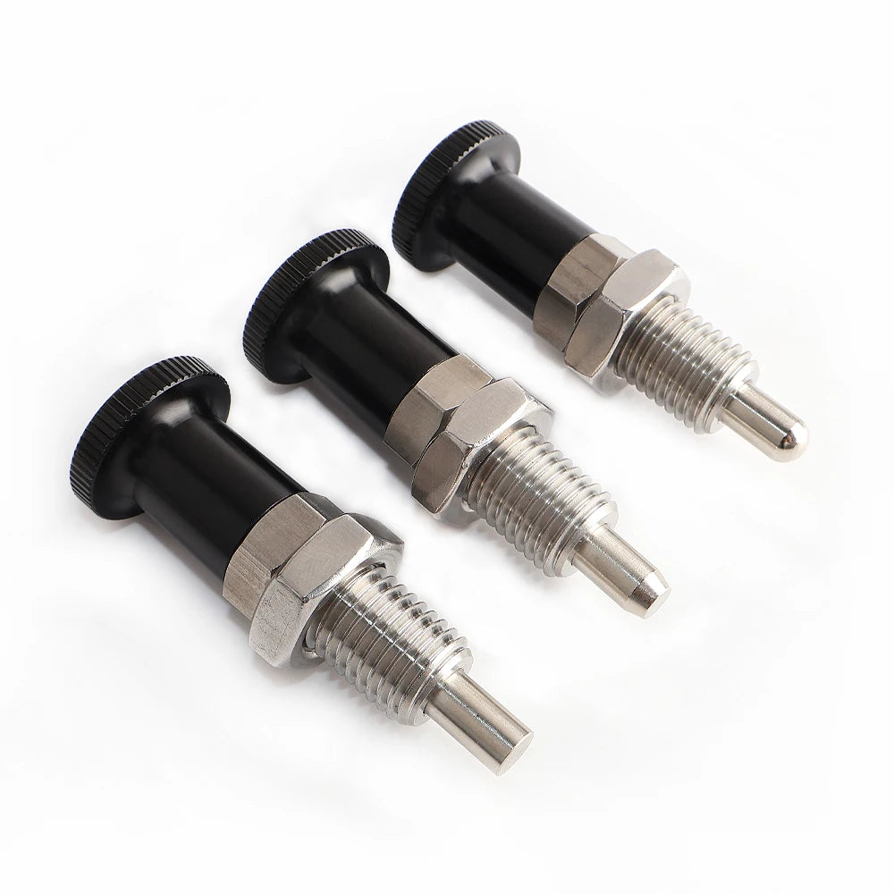 M5 M6 M8 M10 M12 M16 Steel Fine Thread Return Type Locking Index Plungers with Nut