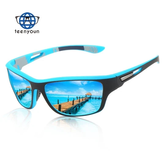 Teenyoun 2024 Sports Sunglasses Men's Polarized Shades Dazzling Film Series Glasses Dust Glasses Cycling Sunglasses Wholesale