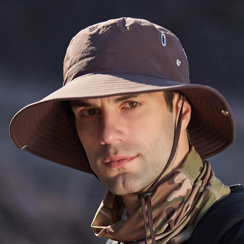 Fishing Hat UPF 50+ Wide Brim Beach Sun Hat Women Mens Bucket Hats UV Protection for Hiking