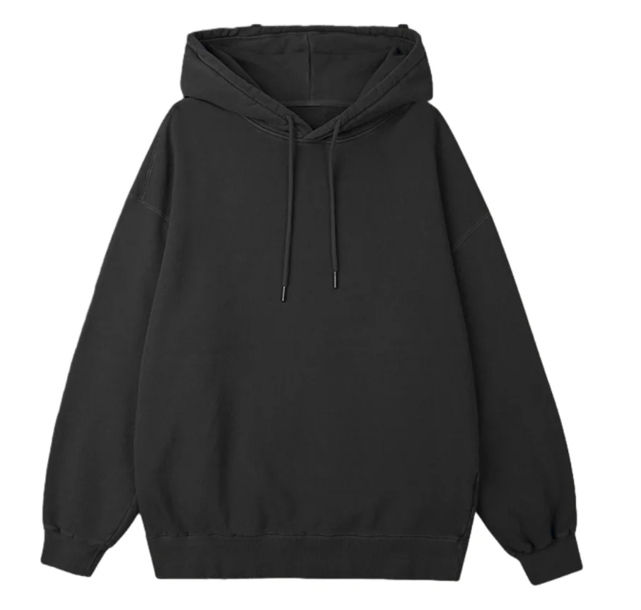 Fashionable 420 Gsm 100% Cotton Lined Pull Hoodies Men Heavy Distressed Wholesale Oversized Stone Vintage Washed Winter Blank