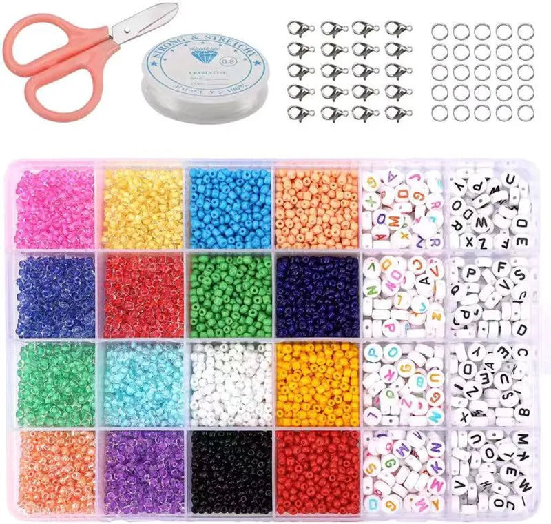 Mixed Color 3mm Round Ceramic Clay Porcelain Bead Set by Jibaizhao for DIY Jewelry Making and Art Craft Gifts