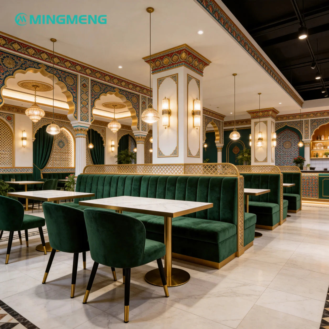 Wholesale Cheap Commercial Custom Made Restaurant Furniture Table De Fast Food Restaurant Table and Booth