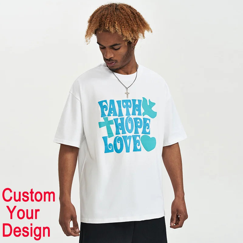 OEM Mens Cotton Camisetas Tee O-neck T-shirt Sublimation Plain T Shirt Custom Logo Screen Printed Black Unisex Tshirts