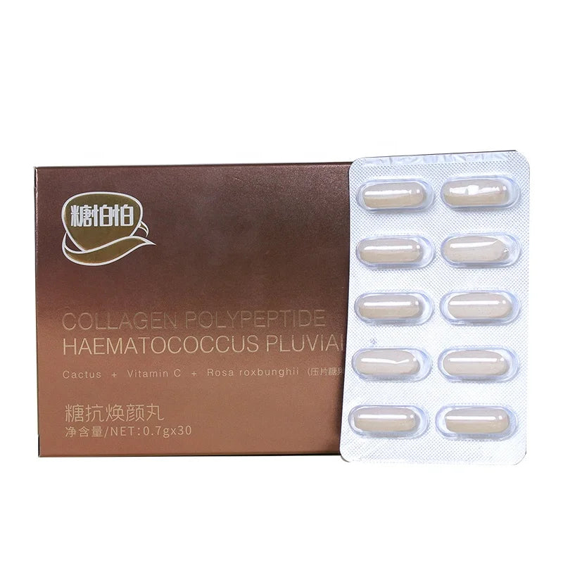 Oem Collagen Peptide Pills Skin Care Hyaluronic Acid Collagen Peptide Tablets