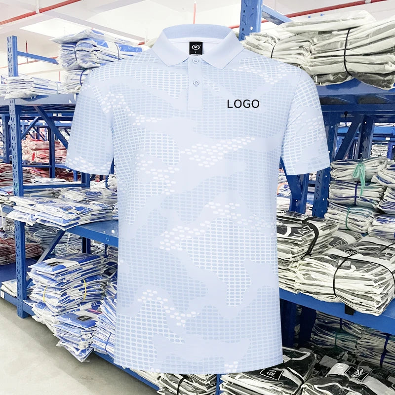 Fashion Polo Shirt Mens T-shirts Manufacturers Golf Shirt Moisture Wicking Quick-Dry Short Sleeve Casual Polo Shirts for Men
