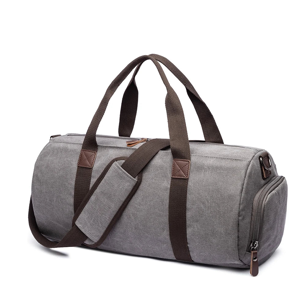 ZUOLUNDUO Custom Gym Bag Travel Duffle Bag with Shoes Compartment