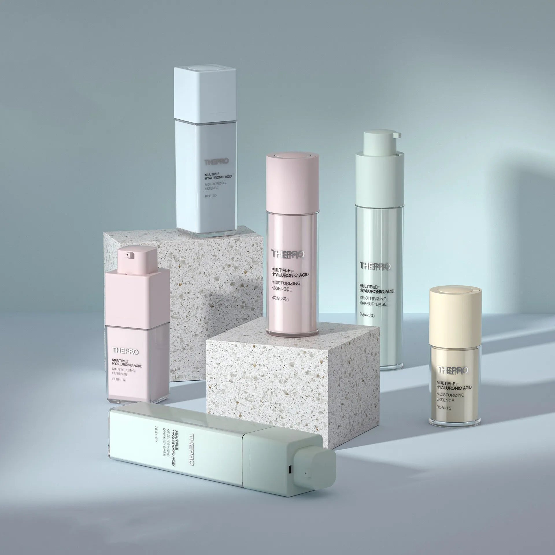 15g 30g 50g Rotary Vacuum Bottle Cosmetics Lotion Cream Liquid Eye Essence Plastic Packaging Airless Bottle
