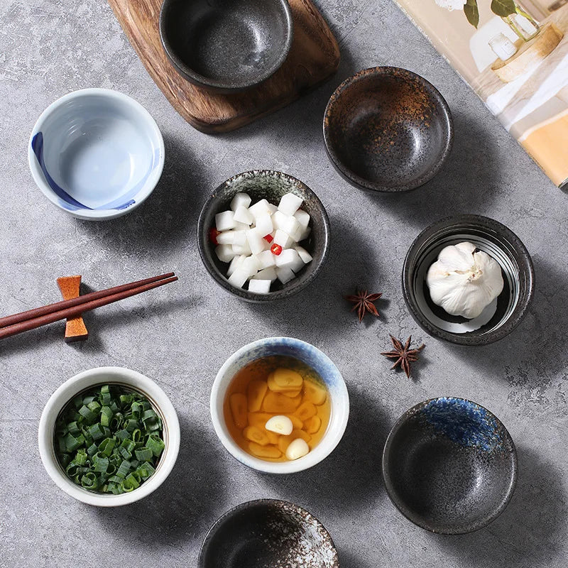 Wholesale 3.7 Inch Deep Ceramic Rice Bowls Eco-Friendly Japanese Restaurant Dining Porcelain Pottery Ware Cheep Price Flavor