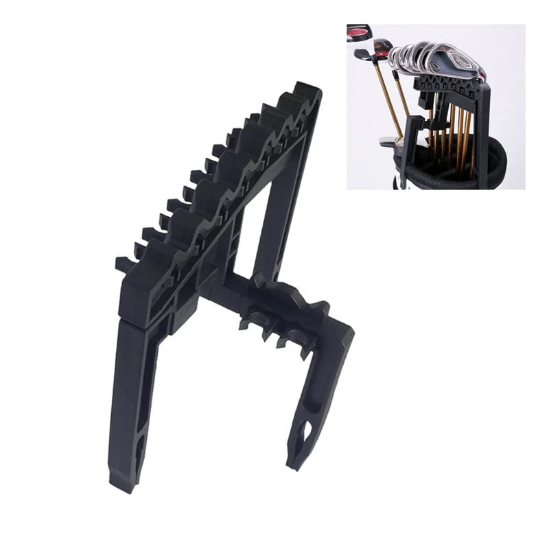Golf Club Shafts Holder Can Hold 9 Iron Stacker Fits Any Size of Bag Organizer Golf Accessories Club Heads of Bags Golf Holde