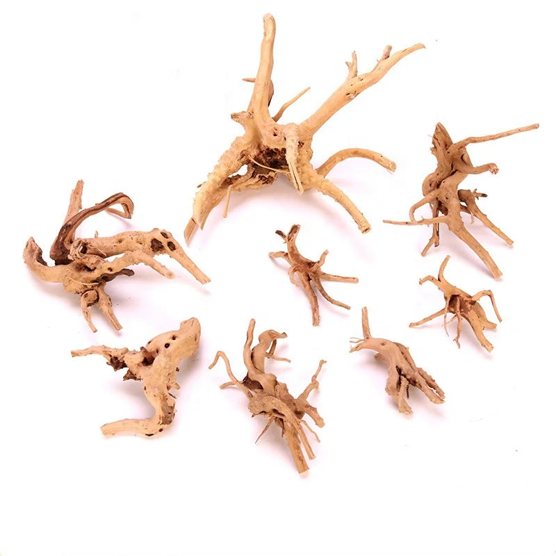 Natural Small Perches Fish tank Climbing Pet Box and Landscaping Ornaments Are Similar to Small Cuckoo Sunken Tree Roots