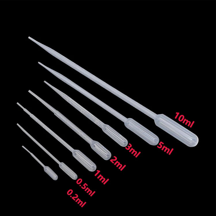 Steril 0.2ml 0.5ml 1ml 2ml 3ml 5ml 10ml Mini Plastic clear Graduated Disposable Lab Liquid Transfer Pasteur Pipette