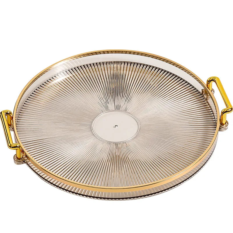 Wholesale Elegant Plastic Plates Home Using Different Color Large Plastic Tray  for Serving Food and Storage
