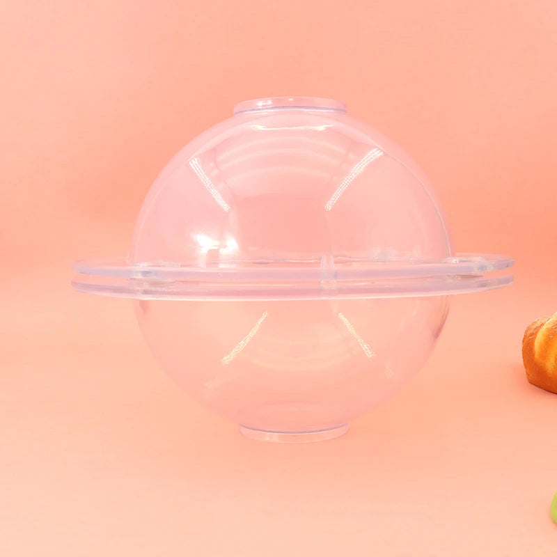 3D Planet Chocolate Mold Diameter 15CM Sphere Inverted Mold Mousse Cake Decoration Molding Tool