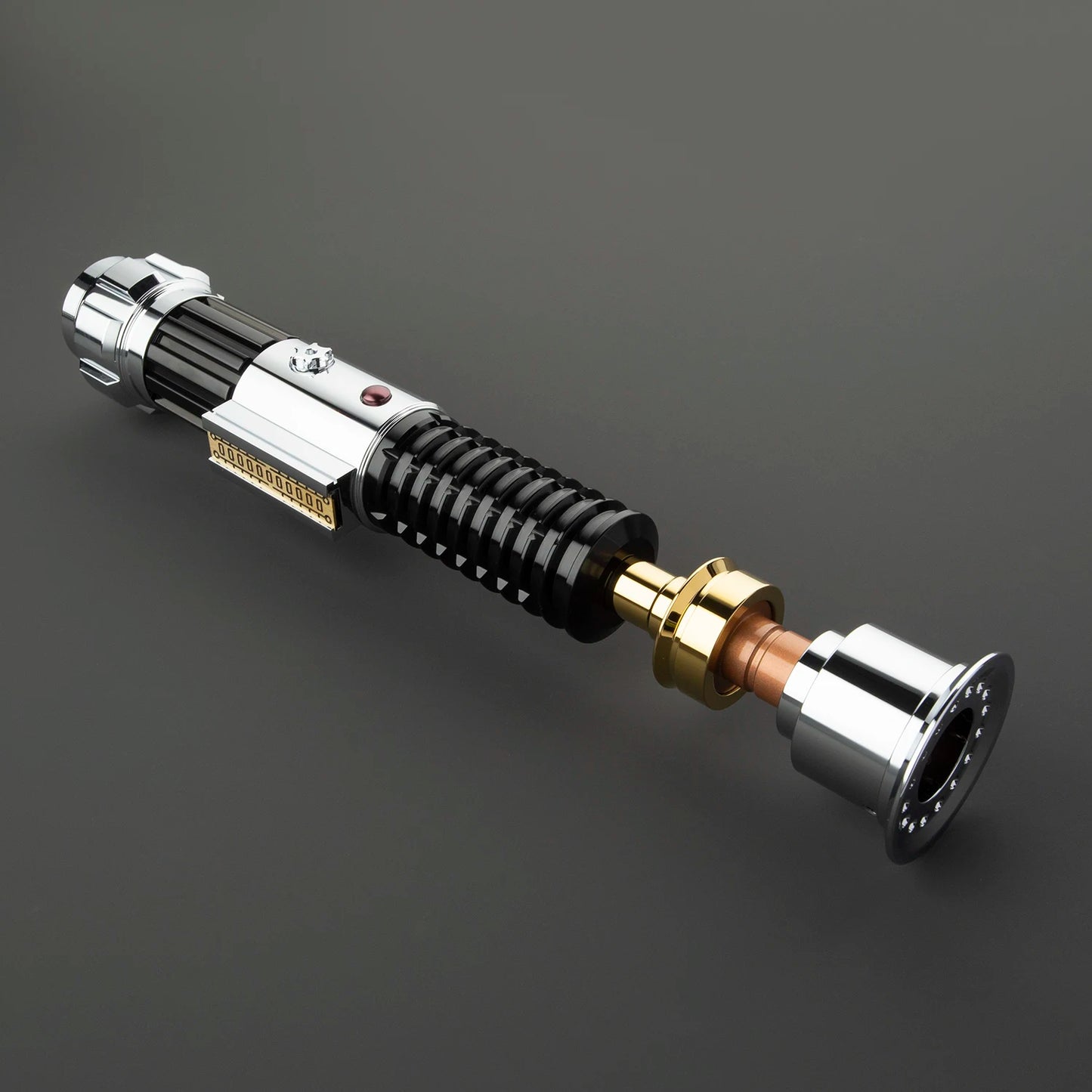 For SABER NO.072 LGT Obiwan Lightsaber Metal Hilt Heavy Duty Smooth Sensitive Swing Proffie Dueling Saber Black 92cm Blade