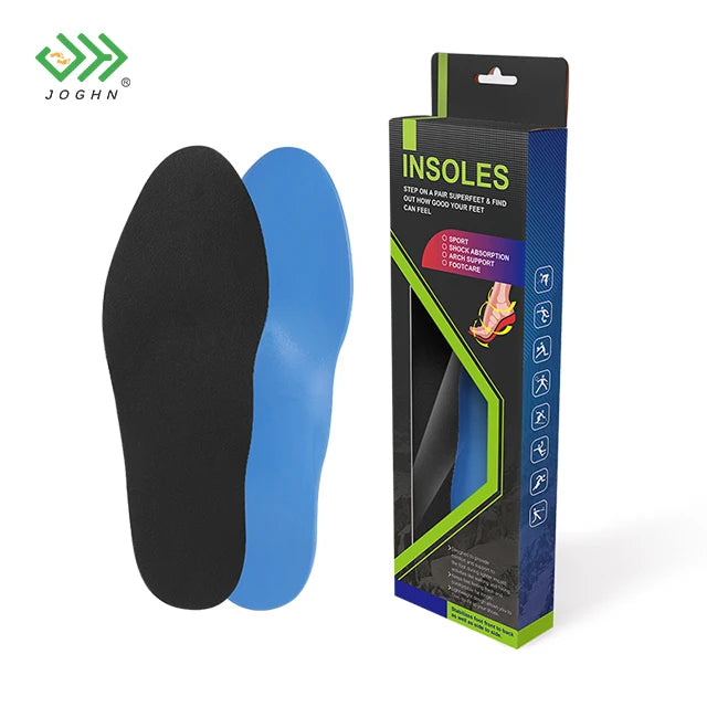 JOGHN Soft Outdoor Shoe Pads Cushion Gait Analysis Walk Fit Flat Foot Support Jumping Elastic Material Stretch Elastic Insole