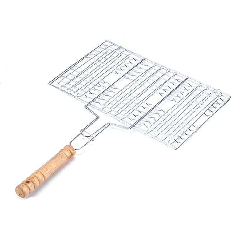 Hot Selling YUEYOU BB046 Waterproof Easily Cleaned Heat Resistance Stainless Steel Frying Food Serving Tongs Barbecue Clip