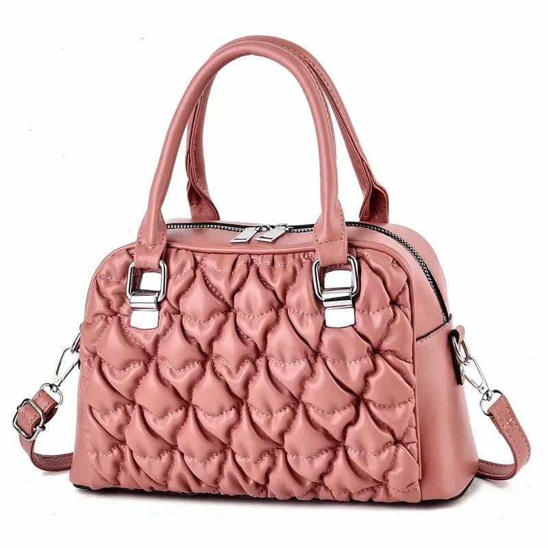 Kunhao Women's Vintage Summer Fashion Handbags Embroidery Scarves High Quality PU Material Large Capacity Custom Logo for Dai