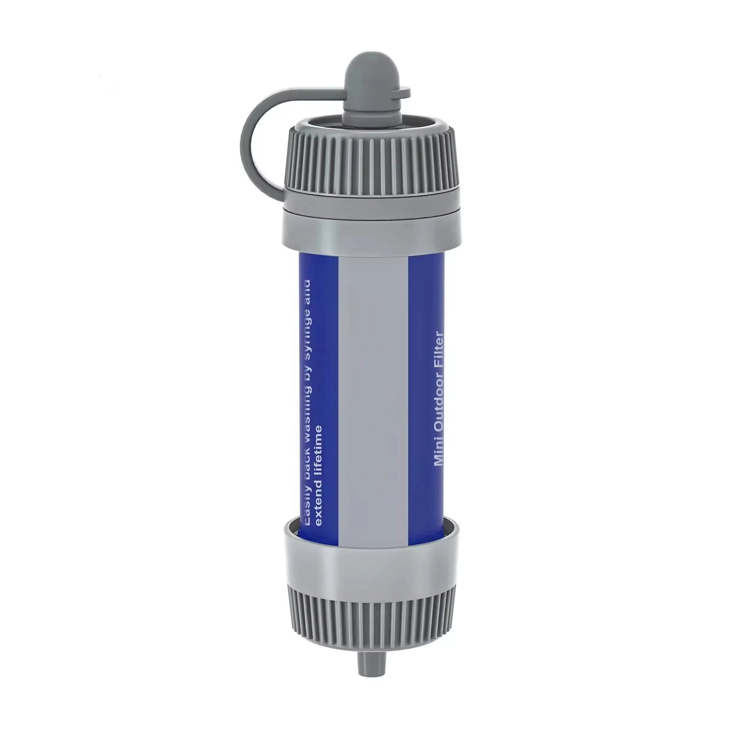 Outdoor Multifunctional  Lightweight Portable Water Filter Straw with Threads Connect with 28mm Soda Bottle