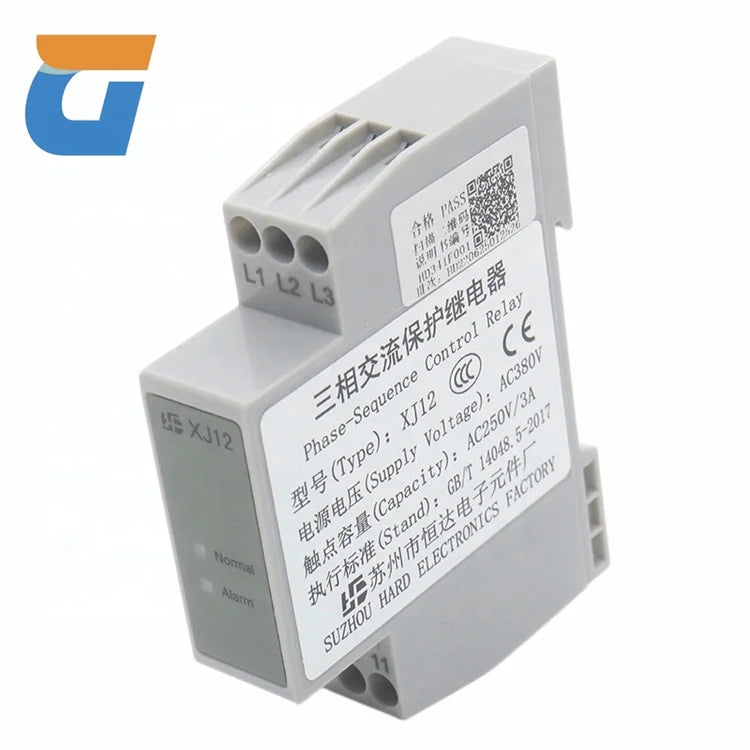 Suzhou Original HD Lift XJ12-J Elevator Relay Modern Design Three-Phase AC Protection Relay
