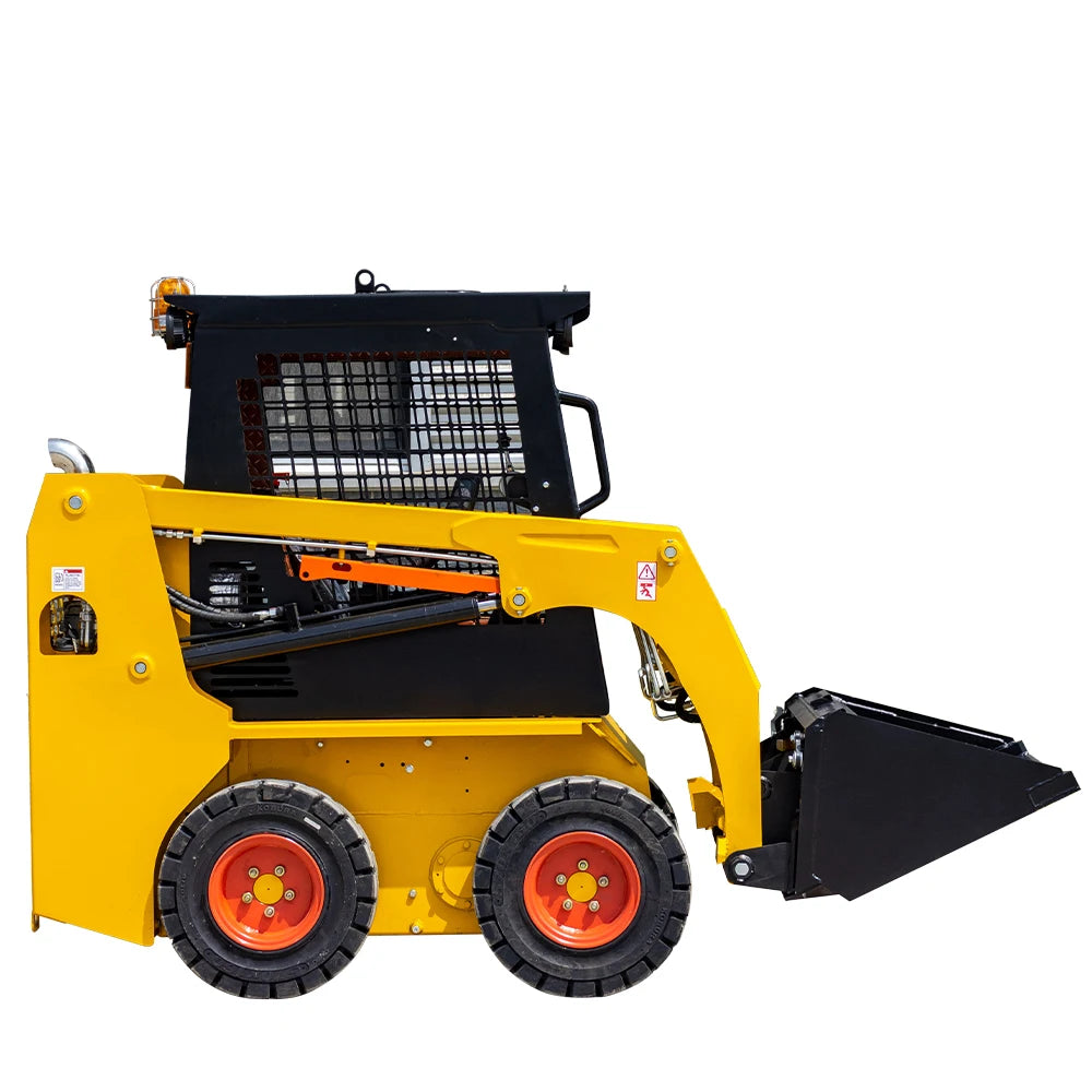 Construction Machine Mini Skid Steer Loader with Open Cabin on Sale