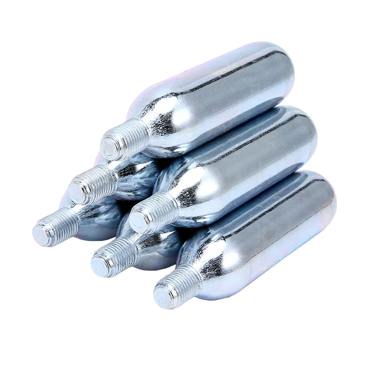 Good Price 12g Steel High Pressure 55MPA CO2 Gas Capsules 3/8-24UNF Thread CE Certified 60-80 Shots DL Brand for Outdoor Spor