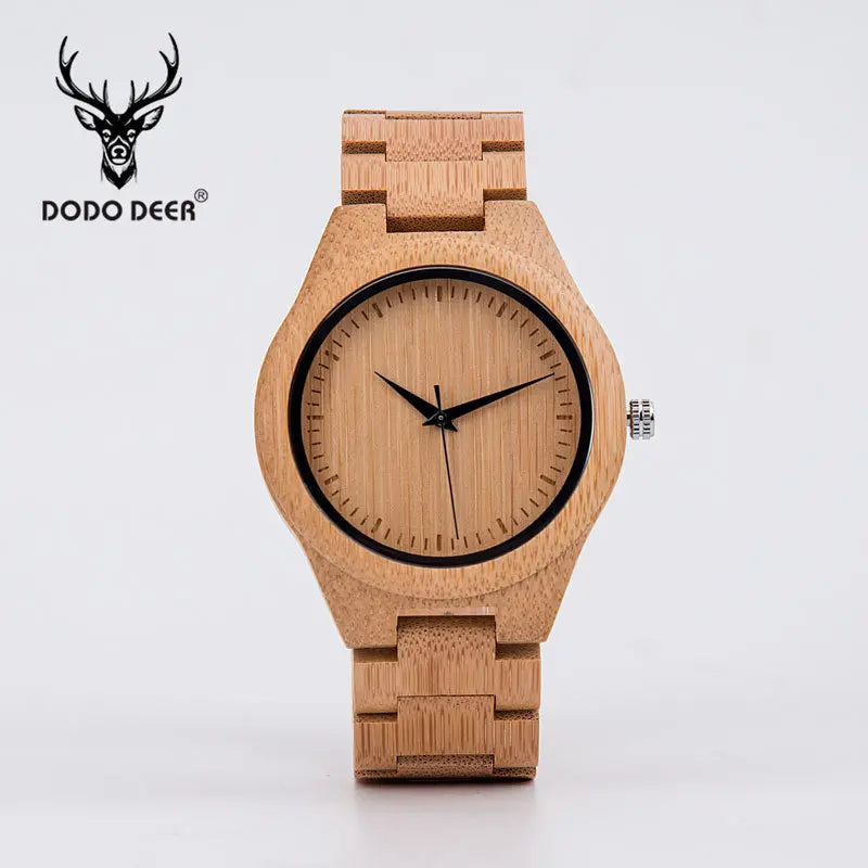 Wholesale Custom Logo Antique Quartz Watch Best Bamboo China Man Wristwatch Sport and Fashion Antiqued Dial Own Brand