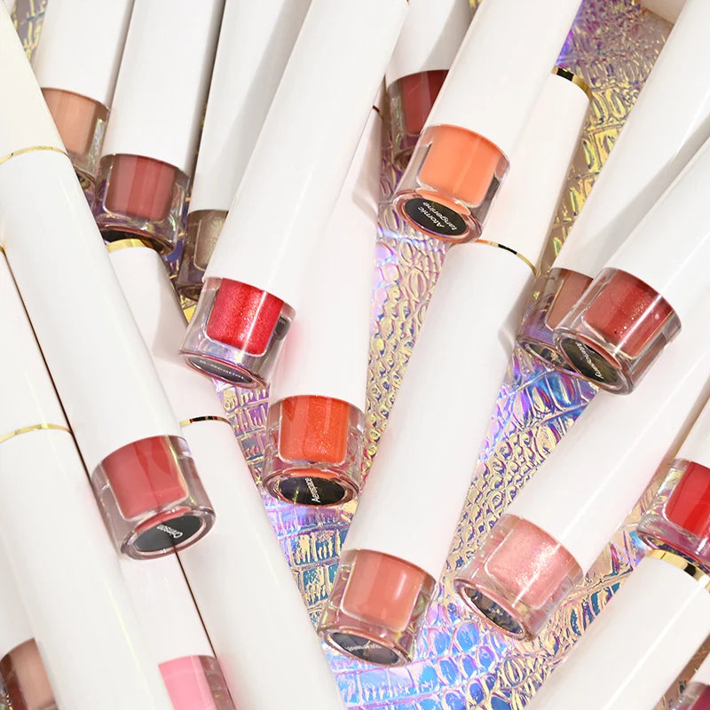 OEM Makeup Shimmer Lip Gloss Wholesale Vendor Bulk Custom Vegan Glossy Lip Gloss Lipgloss Private Label