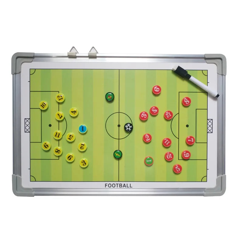 Hot Selling Design Aluminium coach Tactical Soccer Coaching  Portable Magnetic Teaching Tactic Board