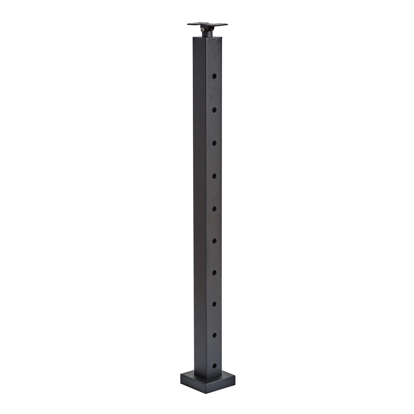 Reilbu  Top Mounted  Matt Black Cable Railing  Corner  Post
