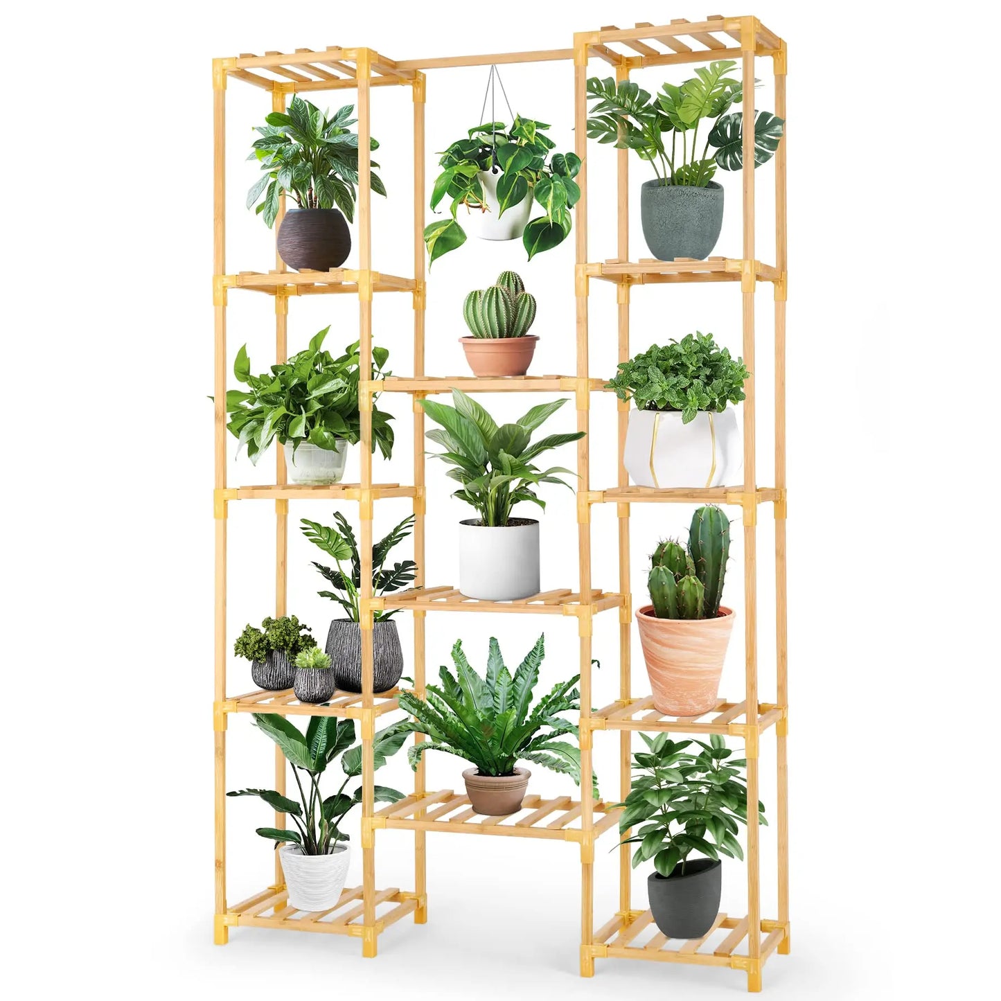 Adjustable Shape of Multi-purpose Tall Plant Support Bamboo Plant Stand