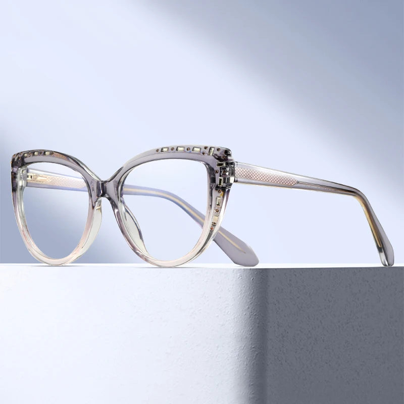 Ms 82070 Eyeglasses 2023 New Fashion Best Selling Ladies Plastic Classic Frame Anti Blue Light Glasses