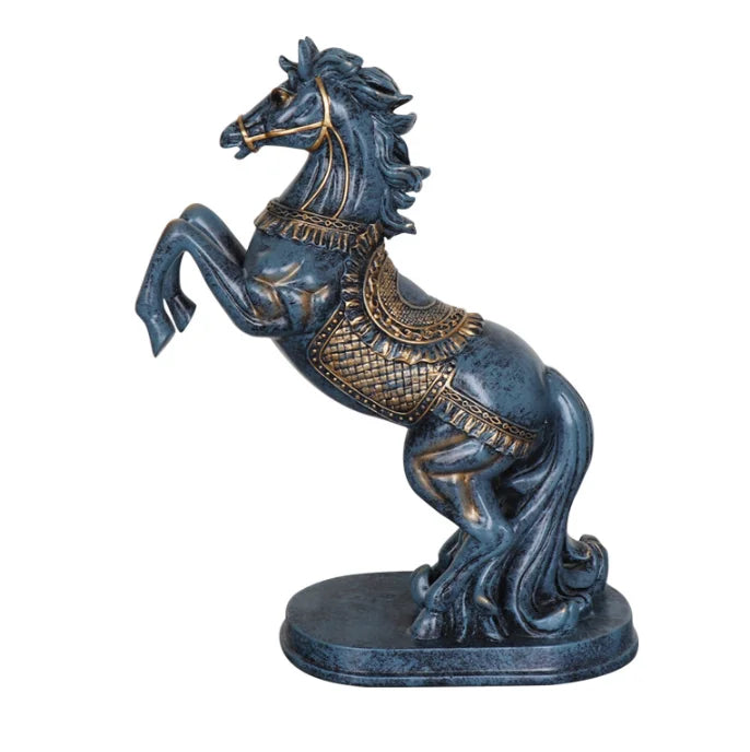2023 Chinese Zodiac Office Indoor Decoration Craft Custom Animal Sculpture Resin Horse Statues