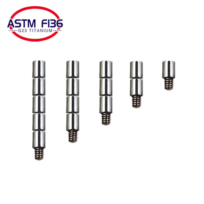 Connectors ASTM F136 Titanium Piercing Jewelry 1.2mm Tooth Outer Diameter 1.6mm Extender Suitable for Navel Piercing Accessor
