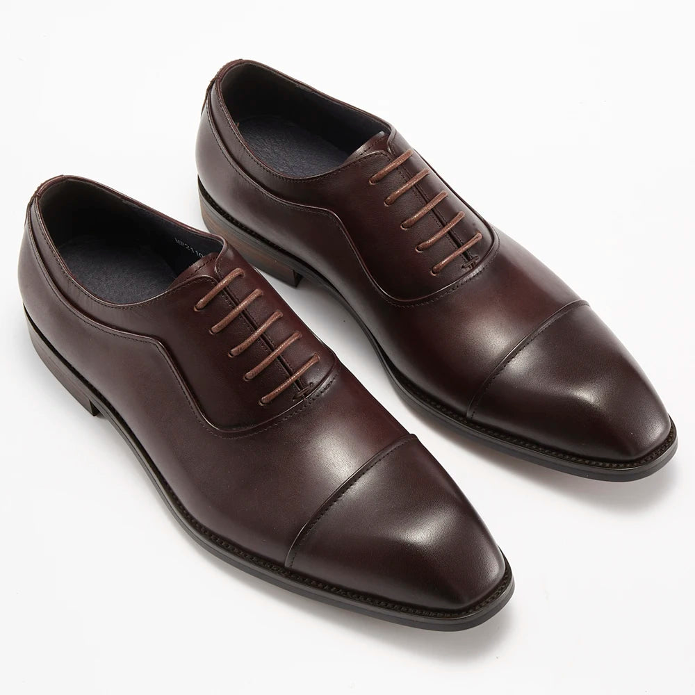 New Style Hot Sale Italian Luxury Classic Fashionable Genuine Leather Waterproof Breathable Evergreen Oxford Shoes Casual Dre