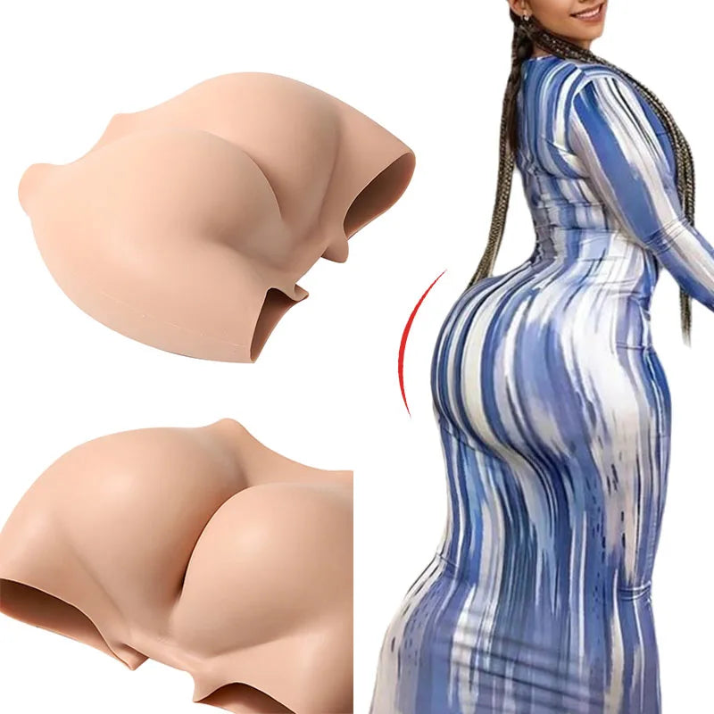 Silicone High Waist Artificial Buttocks Shapewear 6.5kg Big Butt and Padded Hip Lifter Abundant Push up Panties Fesses En Nal