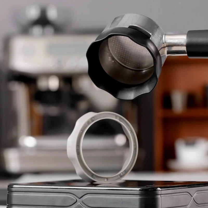 Magnetic Dosing Ring for 51/53/58mm Brewing Bowls Eco-Friendly ABS Espresso Barista Funnel Portafilter with New Features