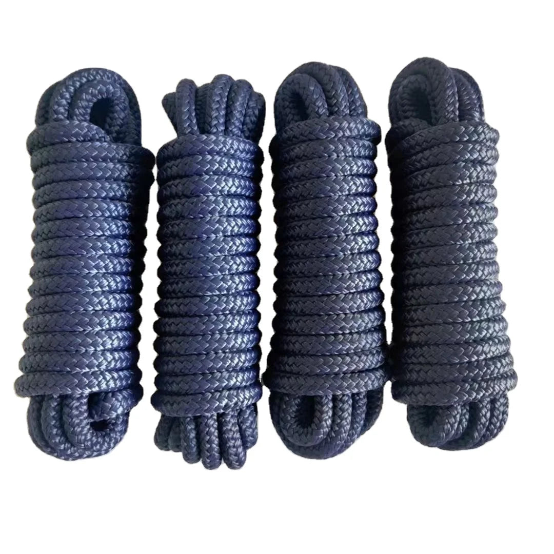 Hot Sale Huarui 16/32/48 Strands Nylon Double Braided Rope 1-30mm Diameter Customized Color