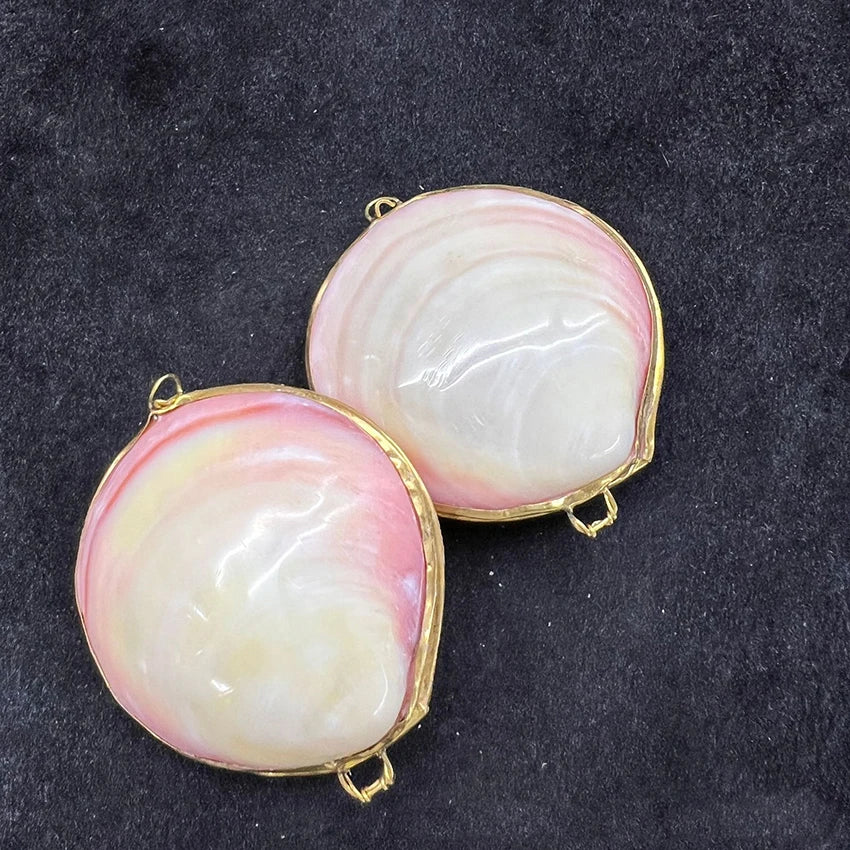 Jewelry Casket Shell Mother of Pearl Clam Natural Craft Storage Box Decor Purse Wallet Wedding Sea Shells for Ring Holder