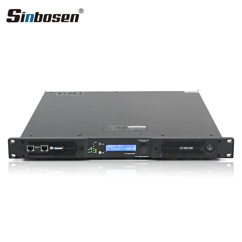 Class D Professional Outdoor 3000W *2CH DSP Night Club Soundbar Amplifiers for Mosque