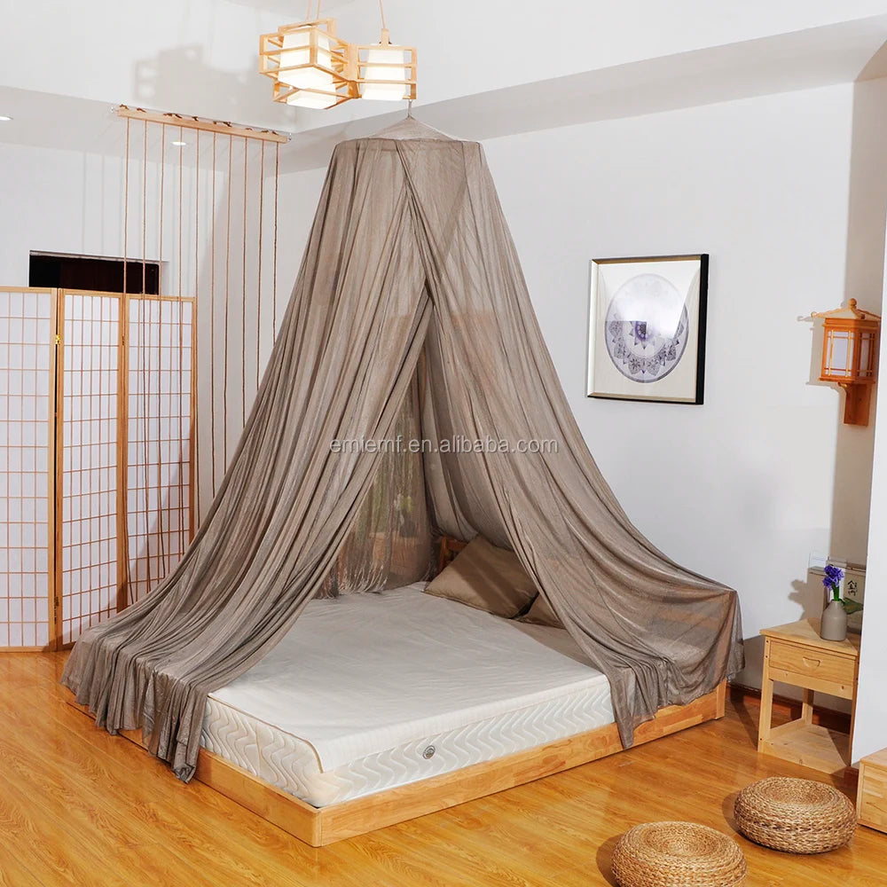 Round Anti Radiation Bed Net Shield EMF Netting Shielding Canopy RF Protection Canopys