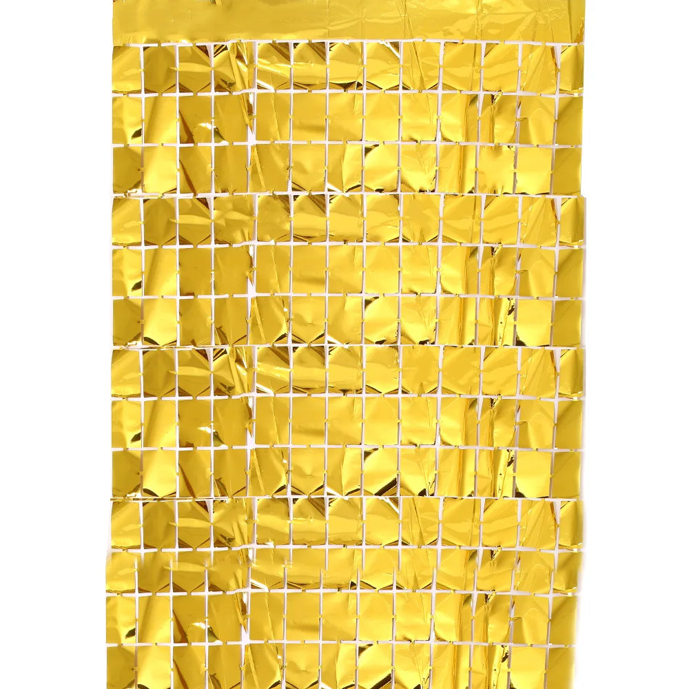 1m*2m Bright Square Rain Curtain Party Wedding Birthday Background Wall Decoration Parti Decor Gold Silver Green Rain Curtain