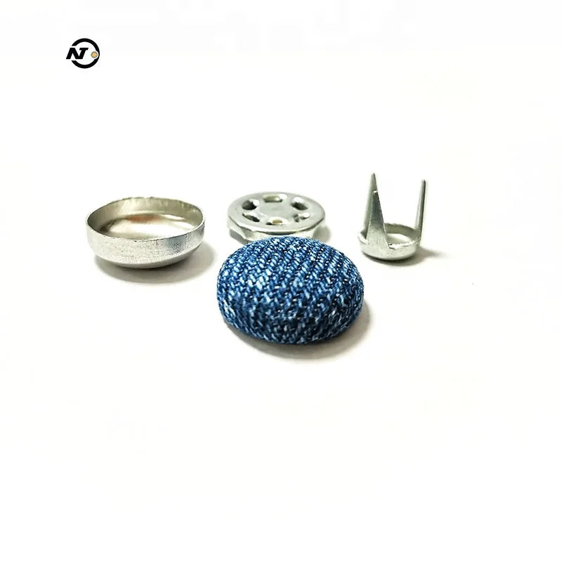 Hat Raw Material Factory 15mm Cap Button Fabric Covered Baseball Button